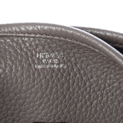 Hermes Taurillon Clemence Evelyne III GM Etain 6 of 8