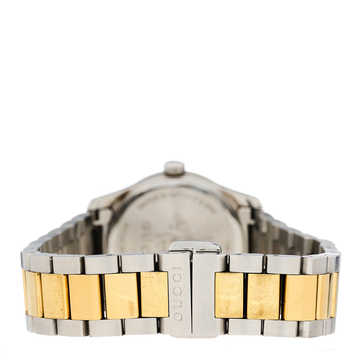 Gucci Stainless Steel Mother of Pearl 27mm G-Timeless Two Tone Cat Quartz Watch 3 of 5