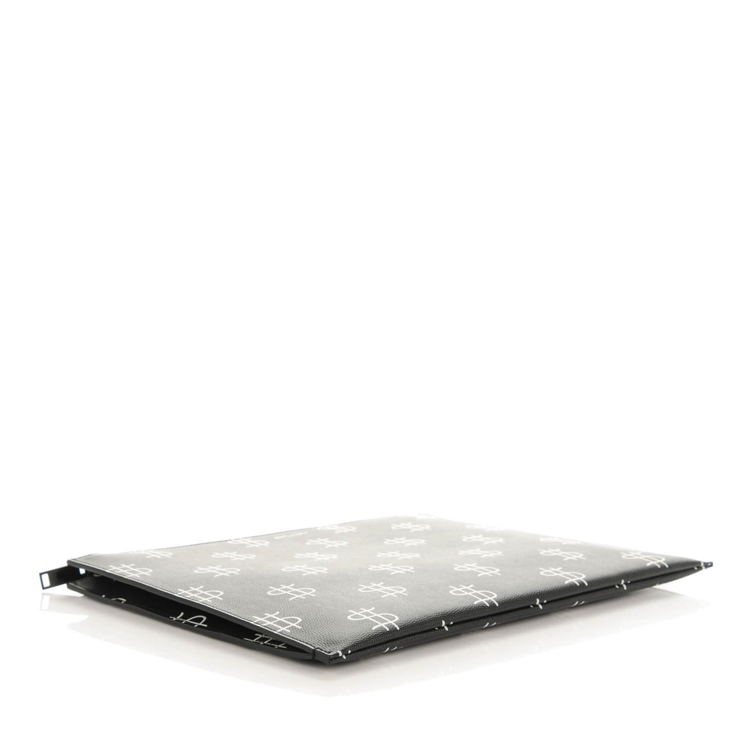 Grain de Poudre Dollar Print iPad Rider Pouch Black White