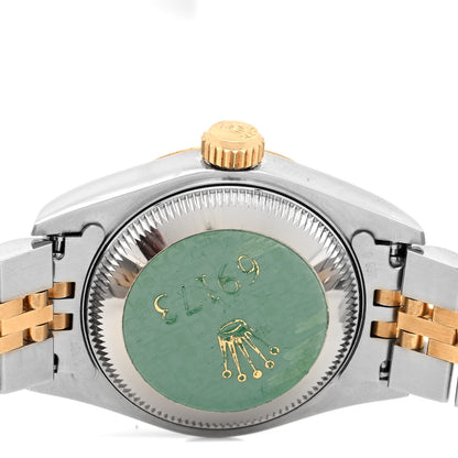 Rolex Stainless Steel 18K Yellow Gold 26mm Oyster Perpetual Datejust Watch Champagne 69173 4 of 5