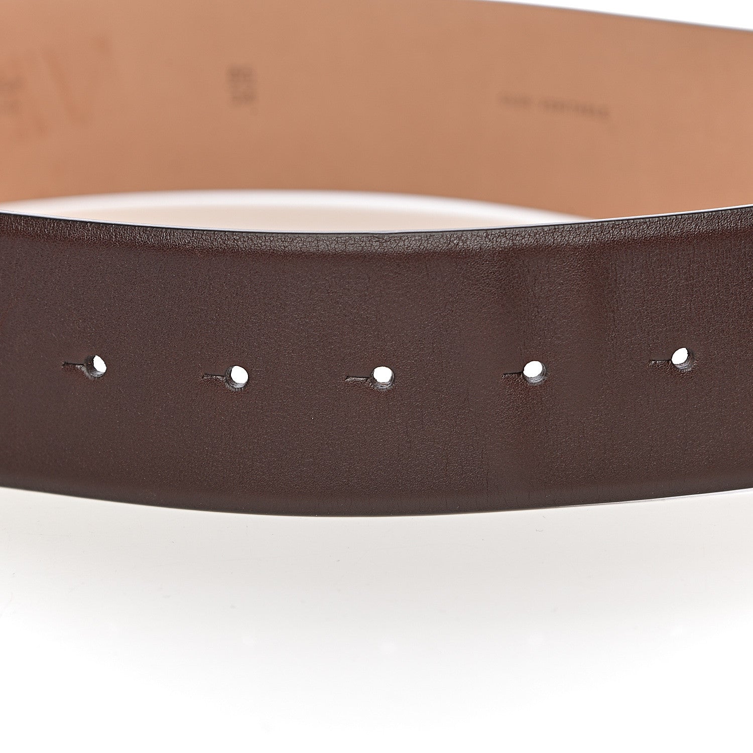 Chanel Calfskin CC Belt 85 34 Dark Brown 7 of 9