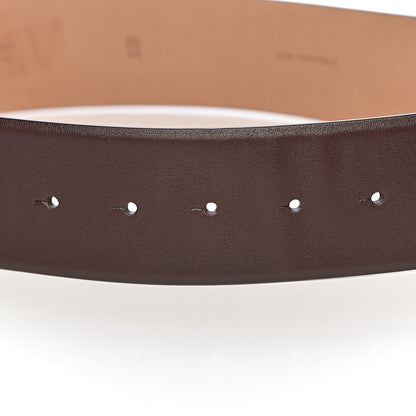 Chanel Calfskin CC Belt 85 34 Dark Brown 7 of 9