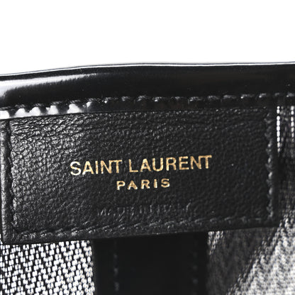 Saint Laurent Mesh Patent Calfskin Daryl Shoulder Bag Black 6 of 10