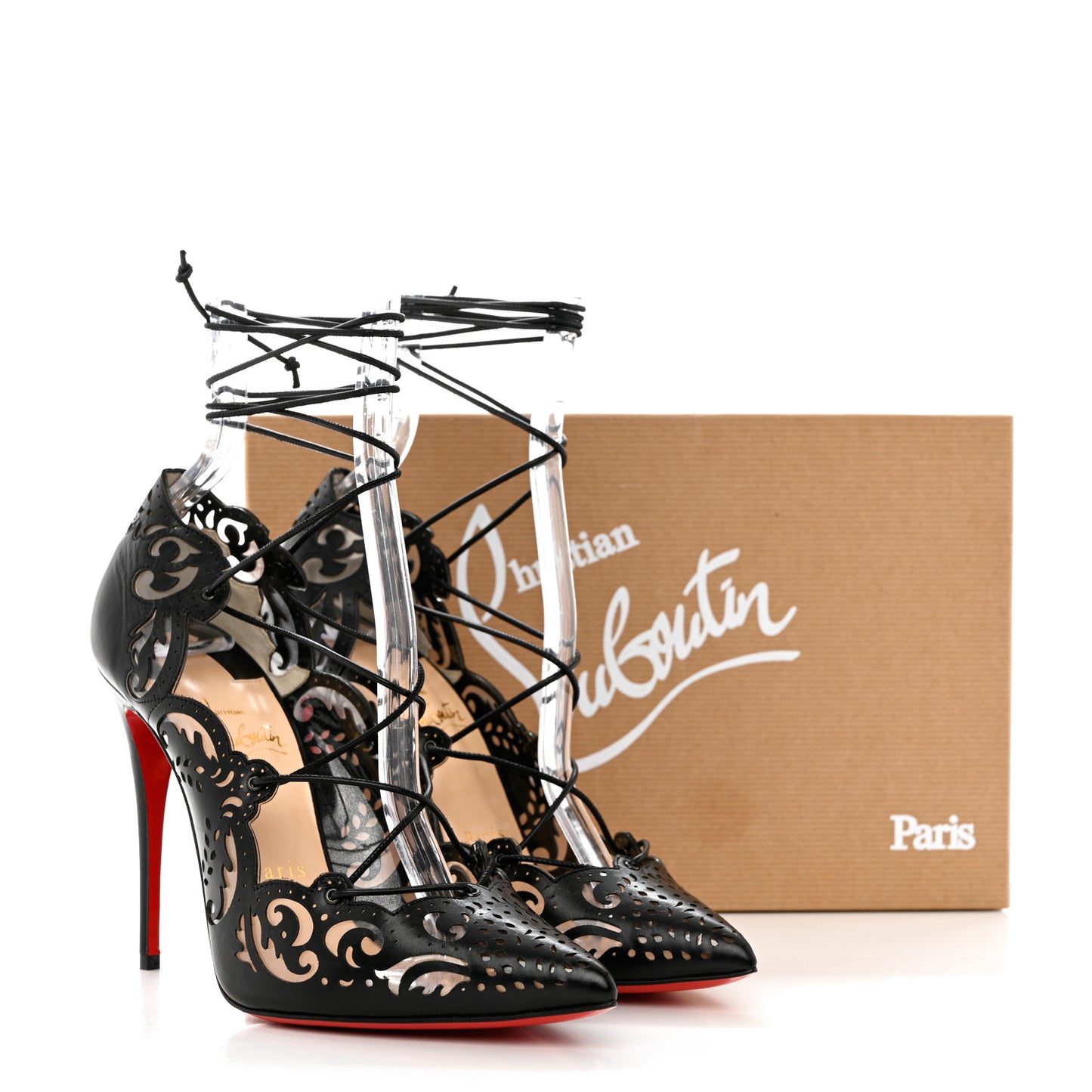 Calfskin PVC Impera 100 Pumps 38 Black