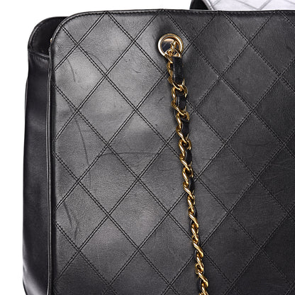 Chanel Calfskin Stitched XL Weekender Black 18 of 25