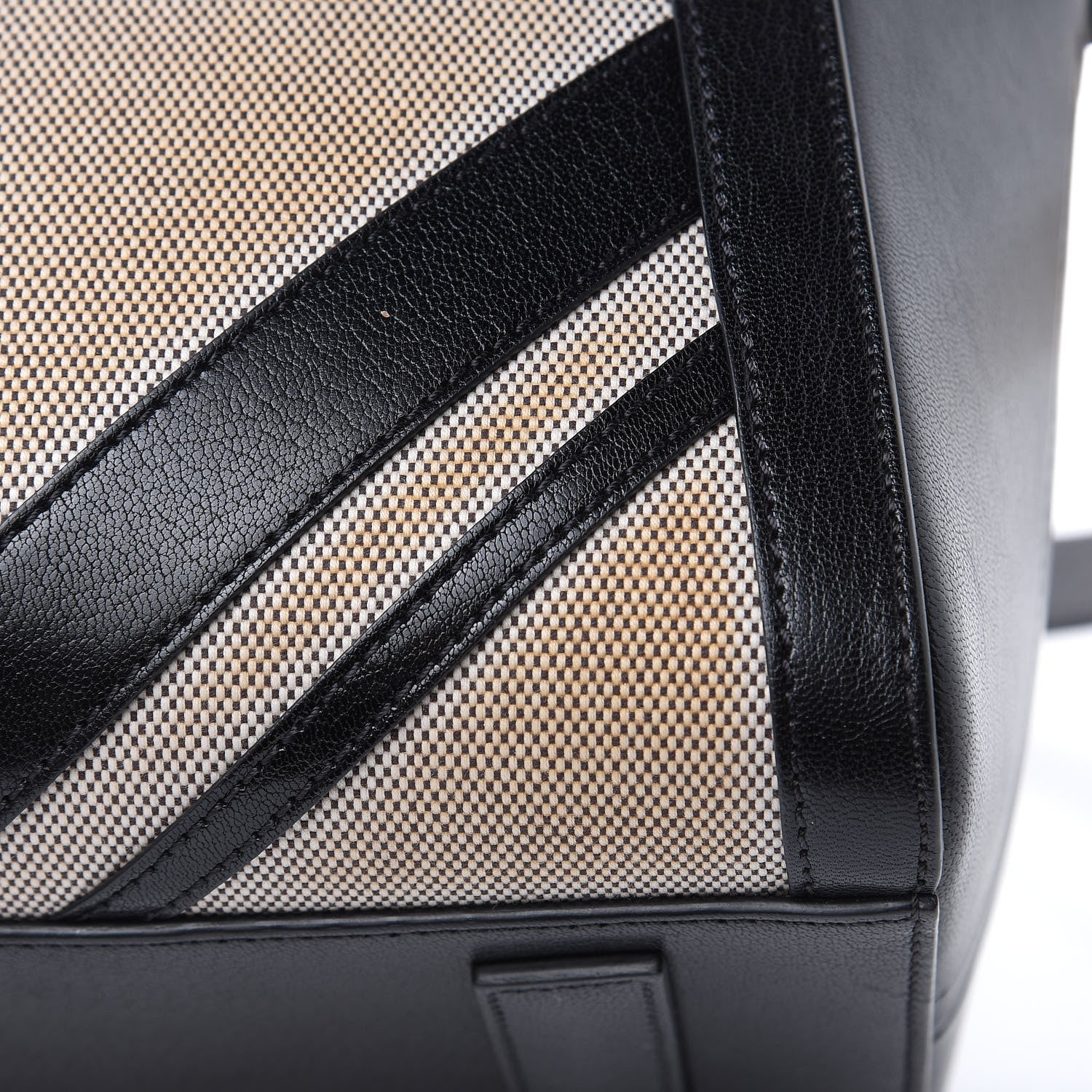 Givenchy Canvas Sugar Goatskin Striped Small Antigona Black 13 of 16
