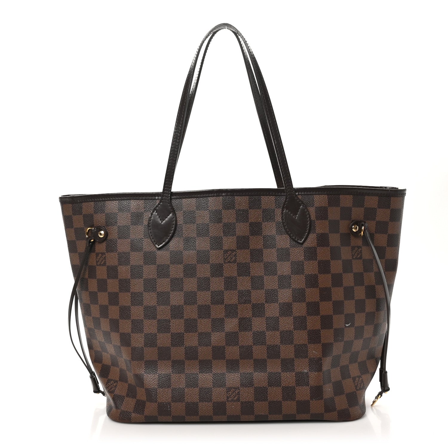 Louis Vuitton Damier Ebene Neo Neverfull MM Rose Ballerine 1 of 13