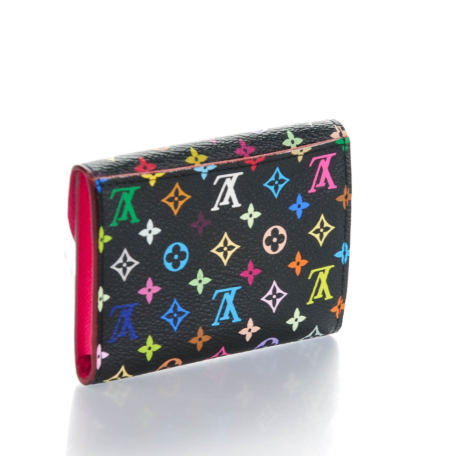 Louis Vuitton Monogram Multicolor Business Card Holder Black Grenade 3 of 7