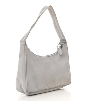Prada Tessuto Nylon Mini Re-Edition 2000 Bag Fiordaliso 3 of 18