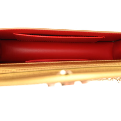 Christian Louboutin Metallic Specchio Boreal Loubi54 Crossbody Clutch Multicolor Gold 5 of 11
