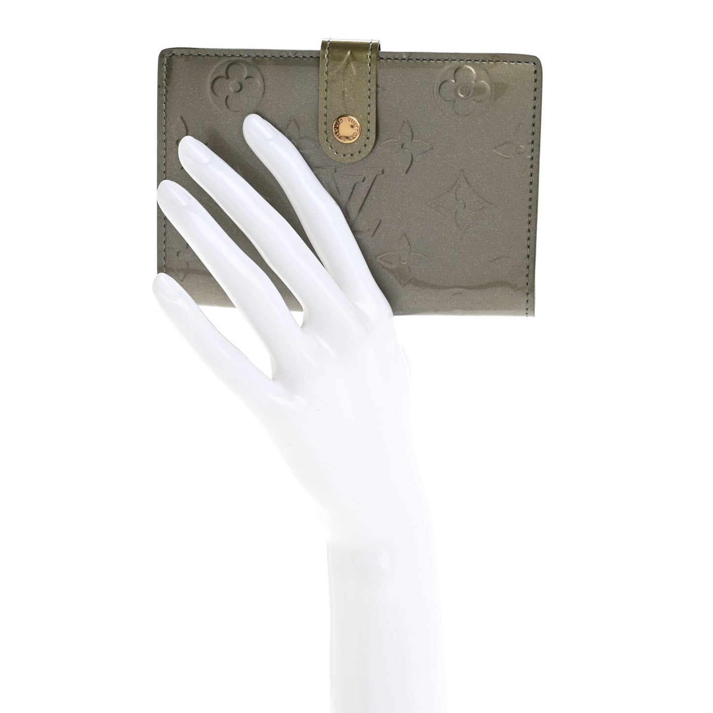 Vernis French Purse Wallet Gris Art Deco