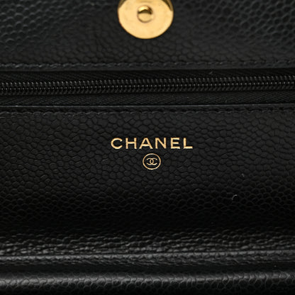 Chanel Caviar Quilted Wallet on Chain WOC Black 6 of 13