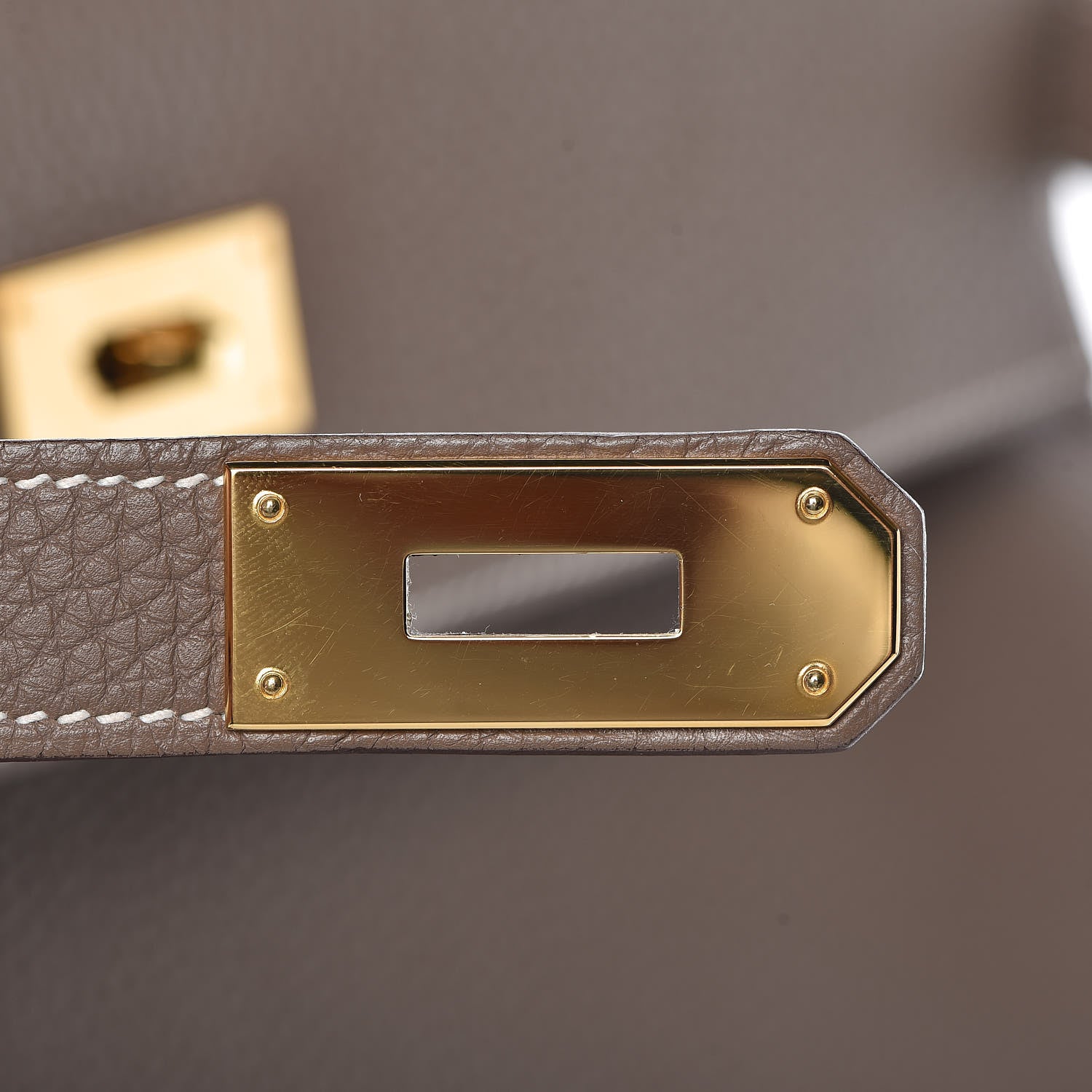 Hermes Togo Kelly Retourne 40 Etoupe 22 of 34