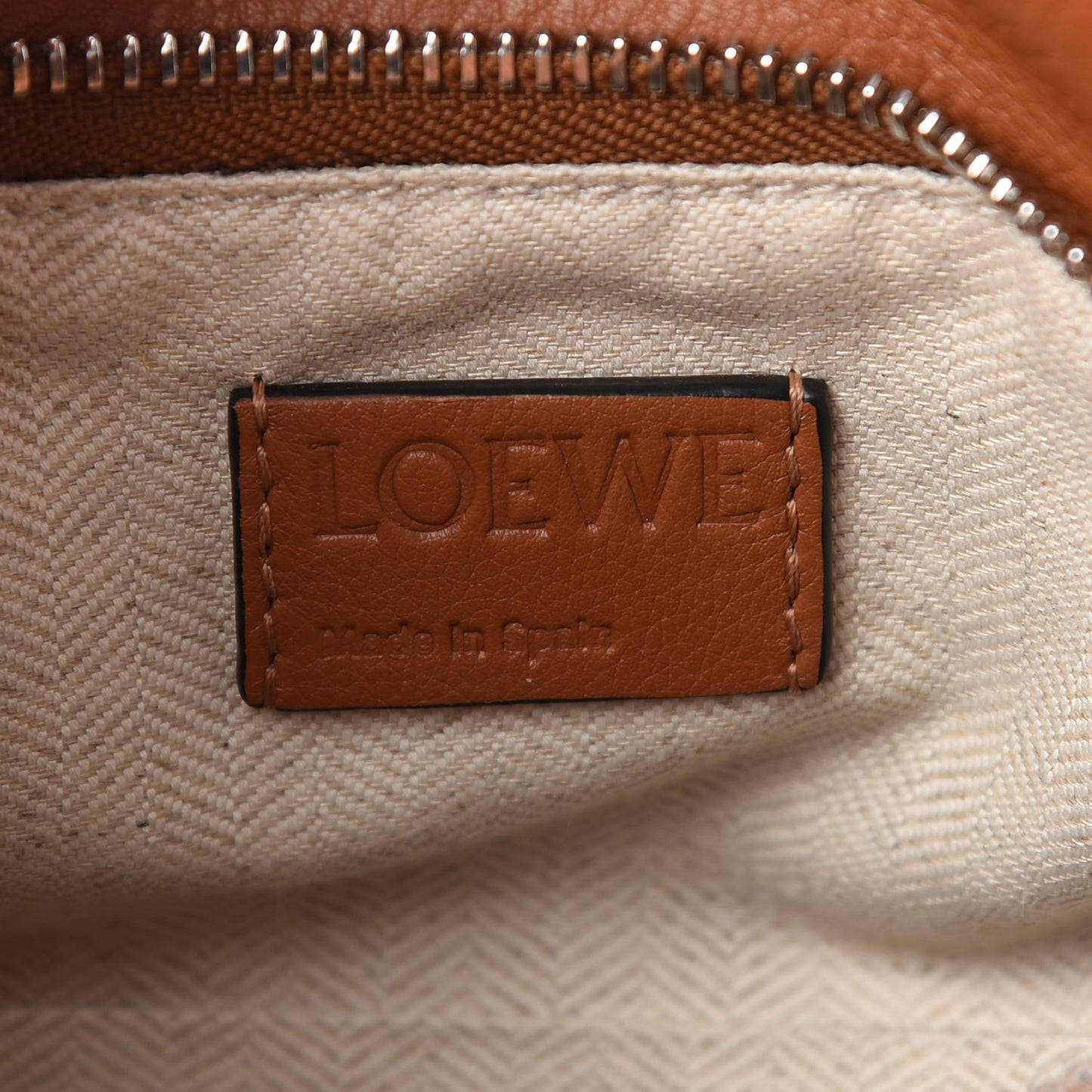 Calfskin Small Puzzle Bag Tan