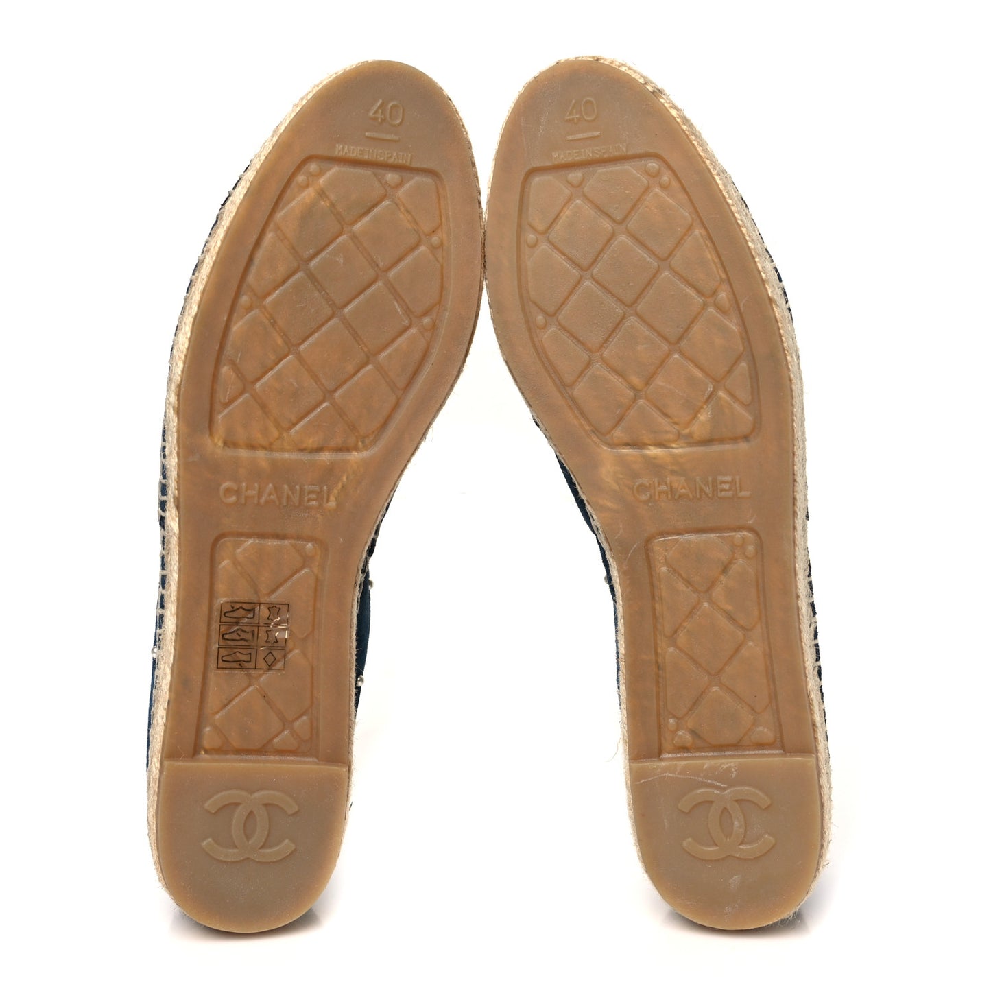 Suede Pearl CC Espadrilles 40 Teal