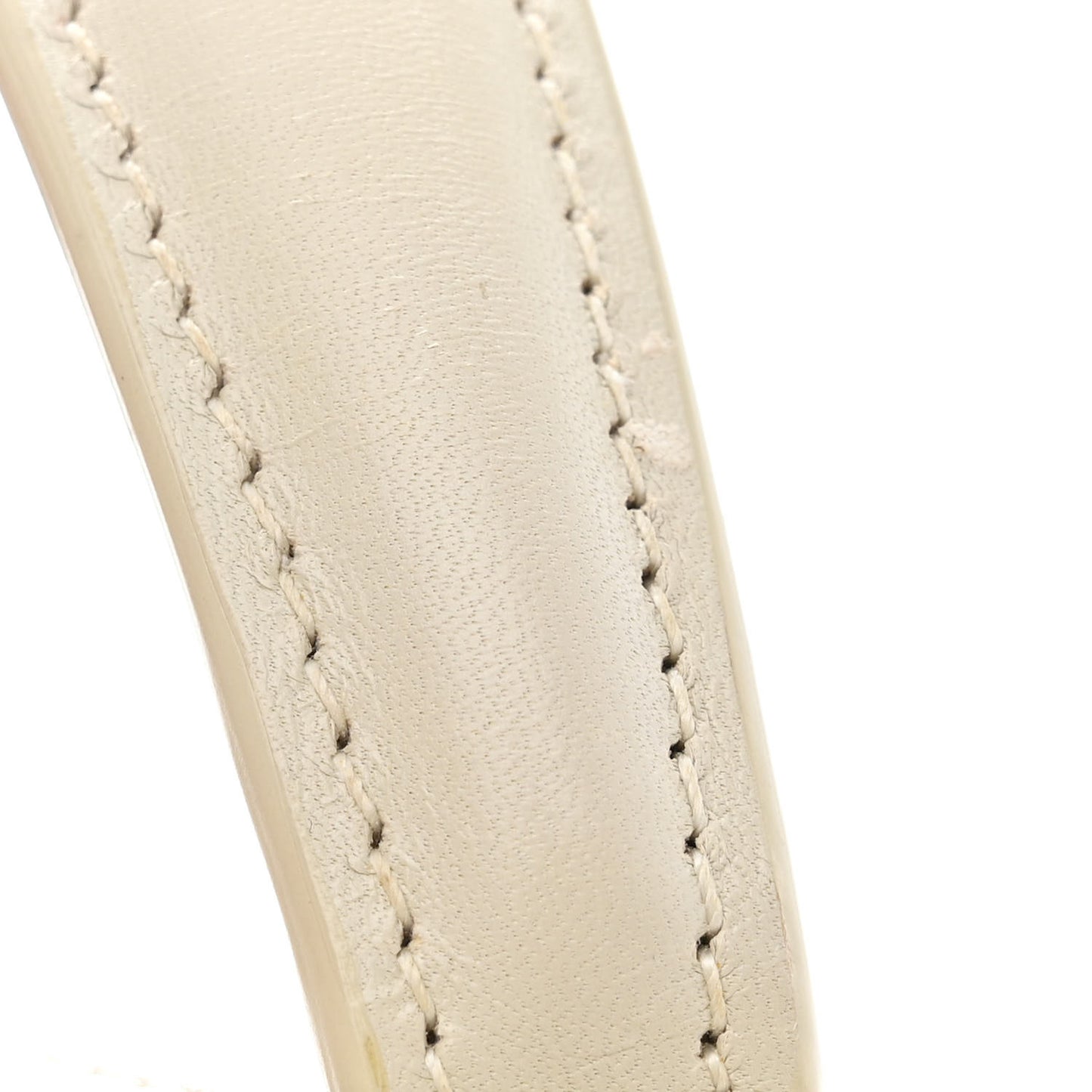 Smooth Calfskin Medium Classic Monogram Cassandra Top Handle Crema Soft Rouge Legion