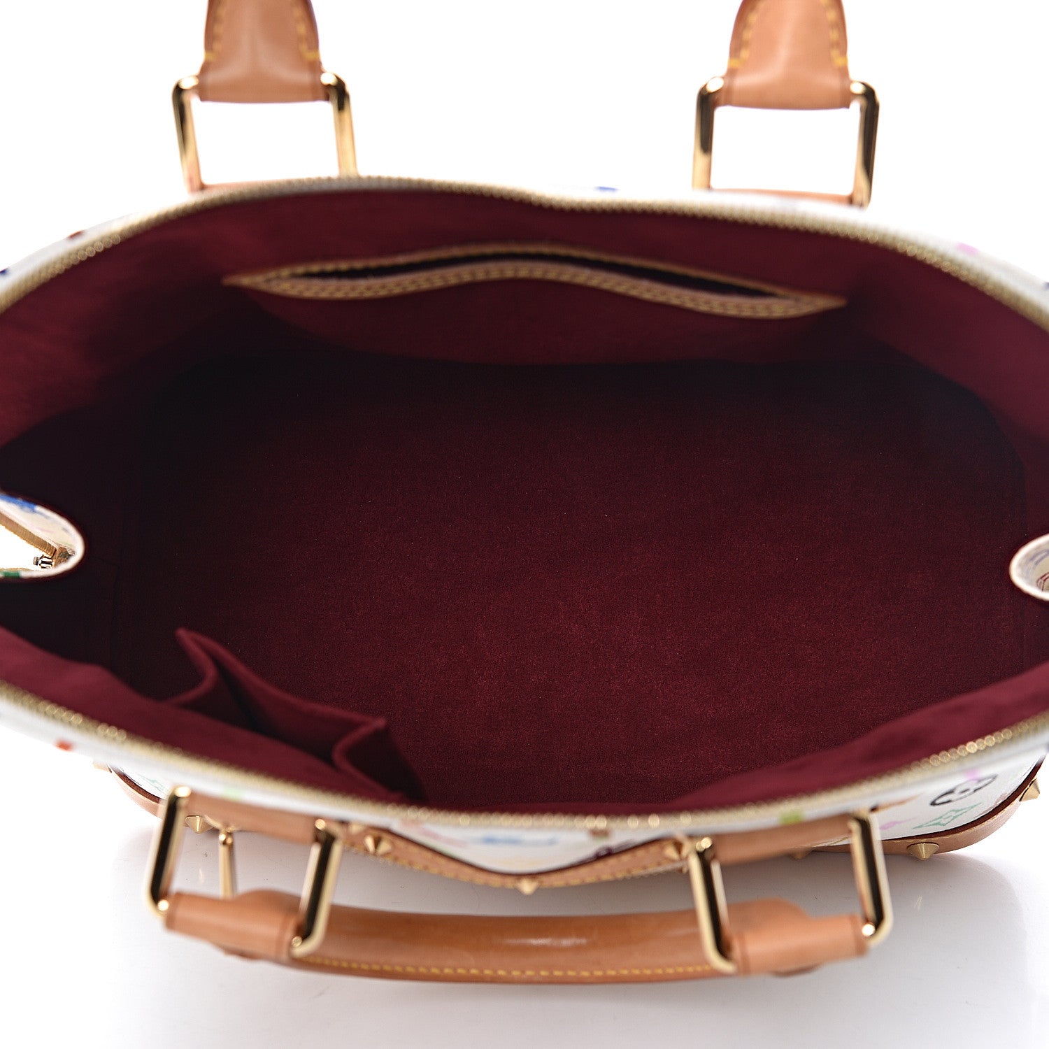 Louis Vuitton Monogram Multicolor Alma White 5 of 12