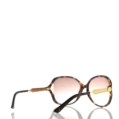 Gucci Acetate Oversized Butterfly Sunglasses GG 0076S Havana 4 of 9