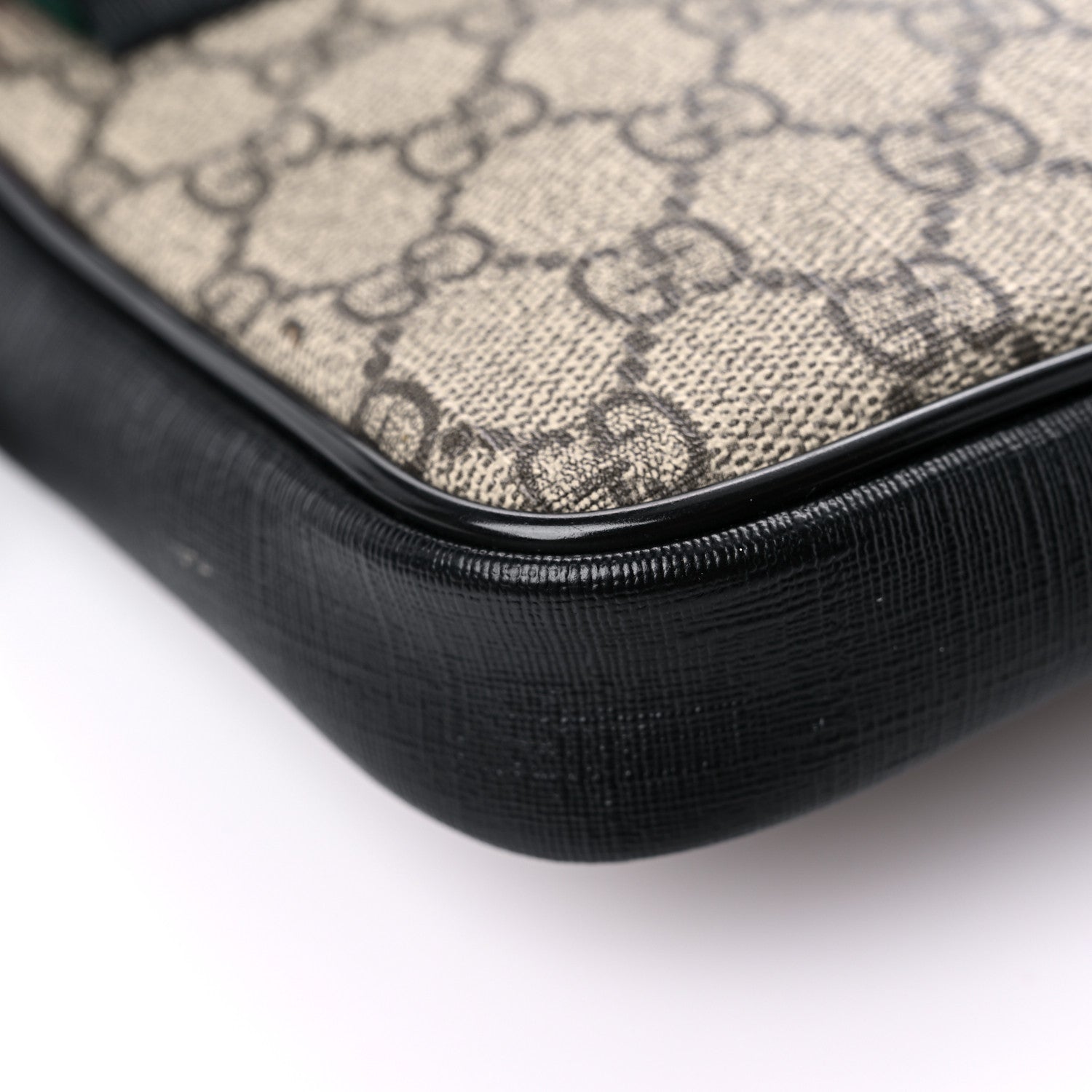 Gucci GG Supreme Monogram Web Belt Bag Black 13 of 22