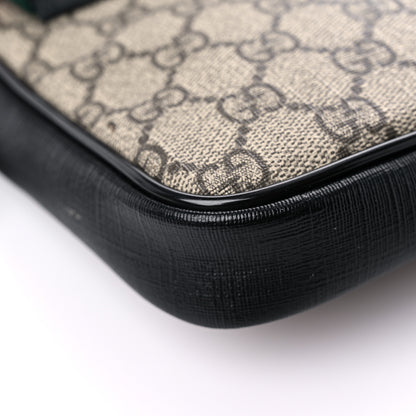 Gucci GG Supreme Monogram Web Belt Bag Black 13 of 22