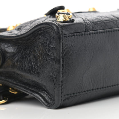 Balenciaga Agneau Giant 12 Gold Hardware Mini City Black 8 of 10