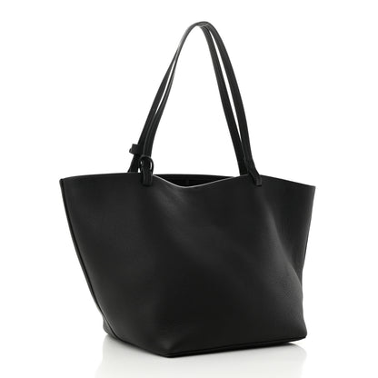 The Row Grained Calfskin Park Tote Three Black 4 of 10