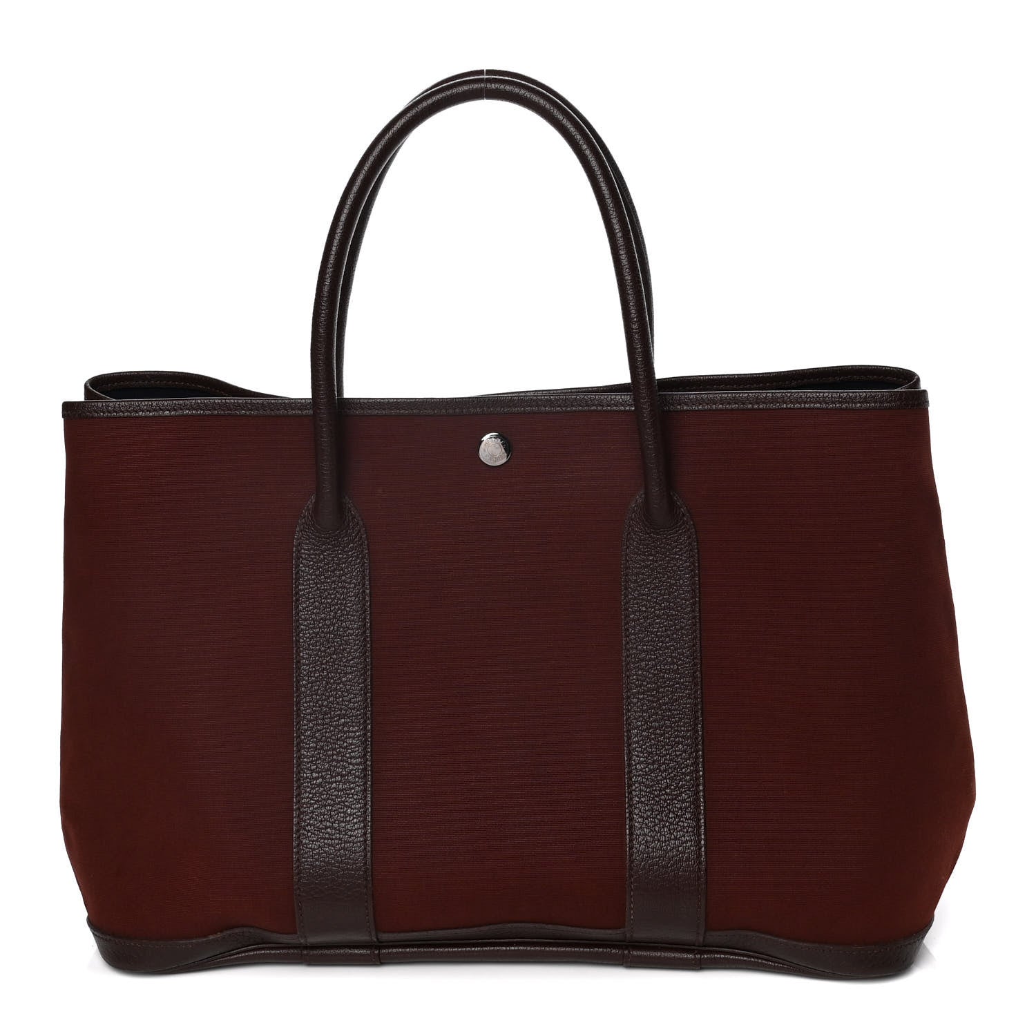 Hermes Toile Buffle Gala Garden Party 30 PM Havane Rouge H 1 of 15