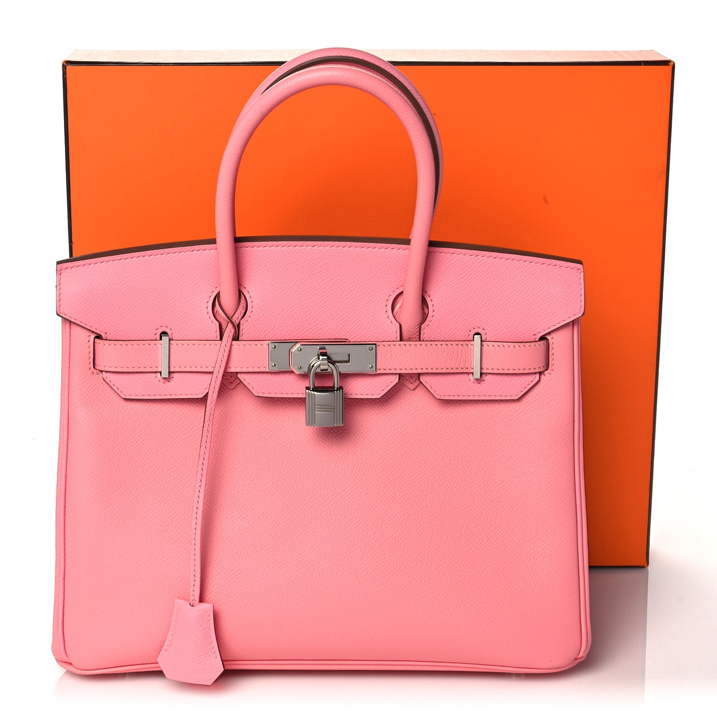 Epsom Birkin 30 Rose Confetti