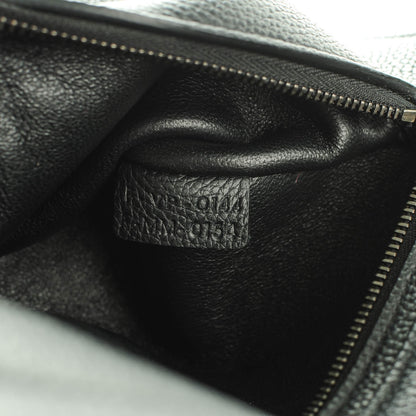 Celine Drummed Calfskin Suede Small Trapeze Black 9 of 9