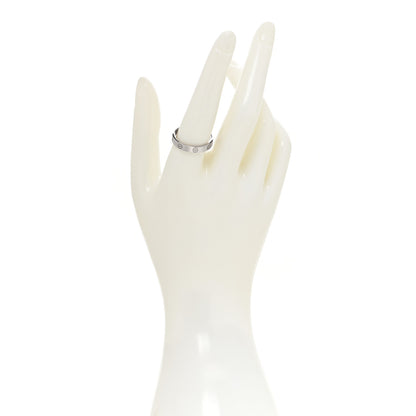 Cartier 18K White Gold 3.5mm LOVE Wedding Band Ring 61 9.5 2 of 4