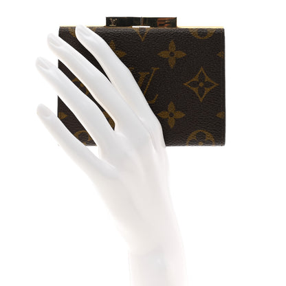 Louis Vuitton Monogram French Kiss Lock Coin Purse 2 of 7