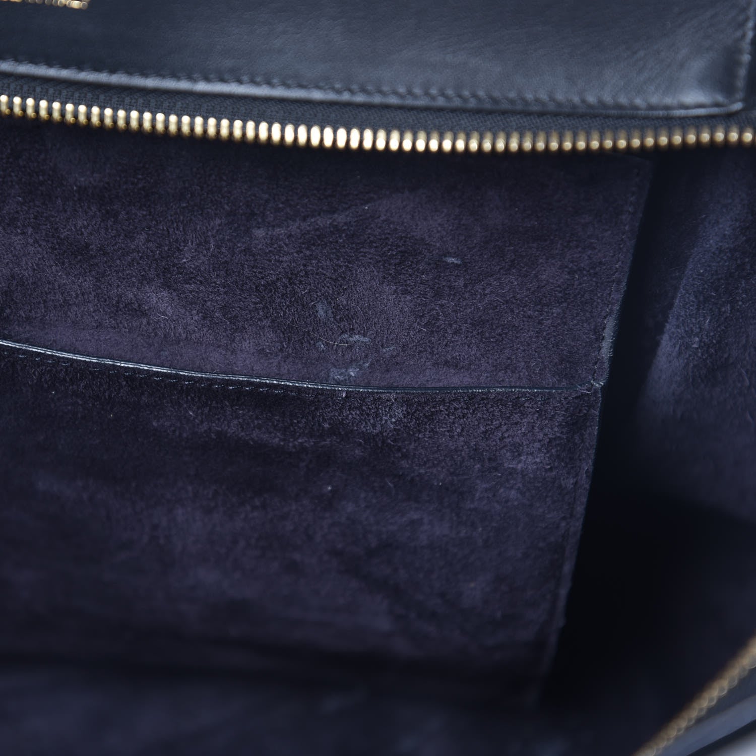 Celine Smooth Calfskin Medium Trapeze Black 12 of 27