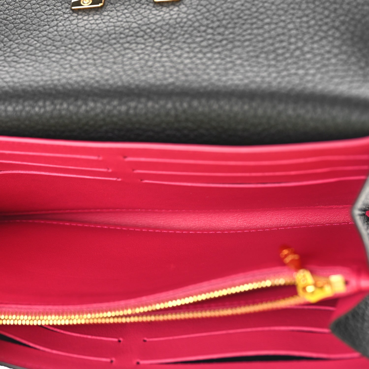 Louis Vuitton Taurillon Capucines Wallet Black 5 of 9