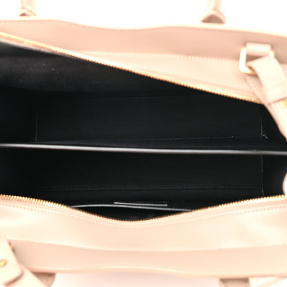 Saint Laurent Grain De Poudre Medium Uptown Tote Dark Beige 5 of 13