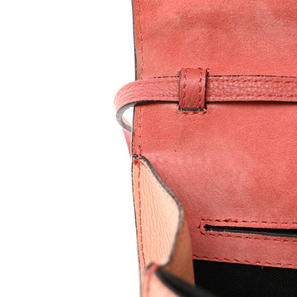 Burberry Derby Calfskin House Check Small Macken Crossbody Bag Copper Pink 13 of 15