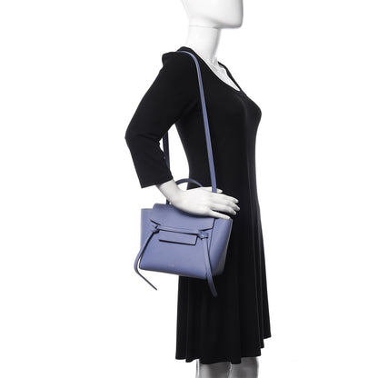 Celine Grained Calfskin Nano Belt Bag Amethyst 2 of 9