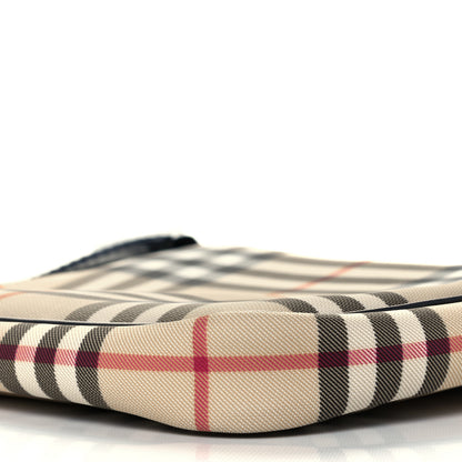 Burberry House Check Flat Crossbody Messenger Bag Black 9 of 13