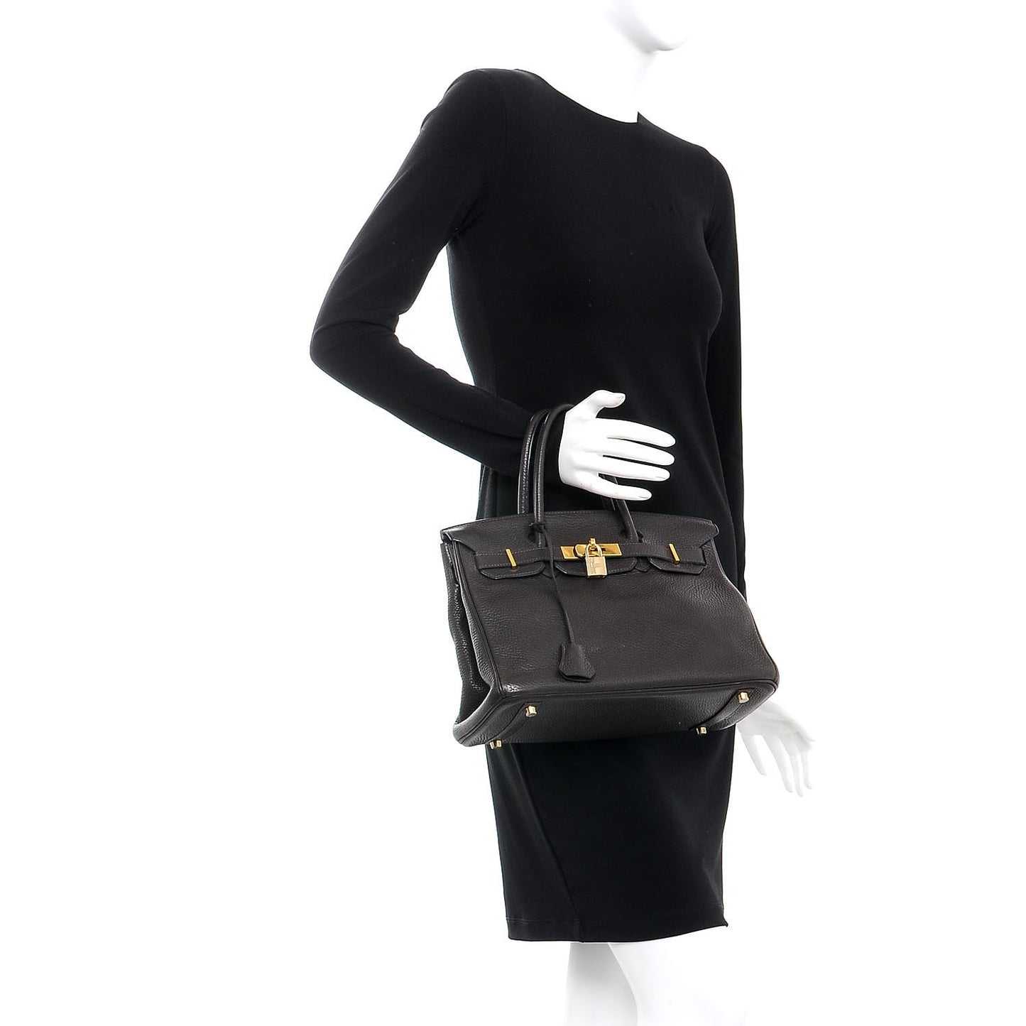 Taurillon Clemence Birkin 30 Chocolate