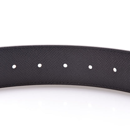 Louis Vuitton Monogram Eclipse Taigarama 40mm LV Initiales Reversible Belt 95 38 Black 5 of 6
