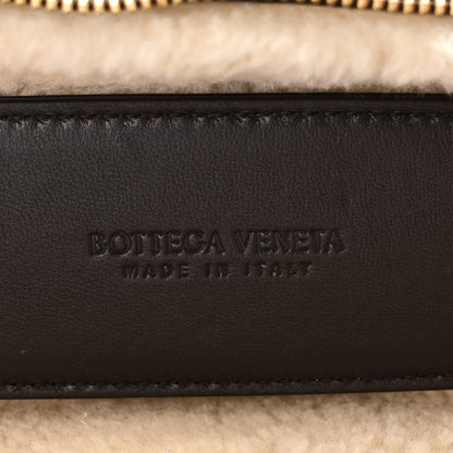 Bottega Veneta Calfskin Shearling Bang Bang Vanity Case Light Brown Teddy 6 of 10