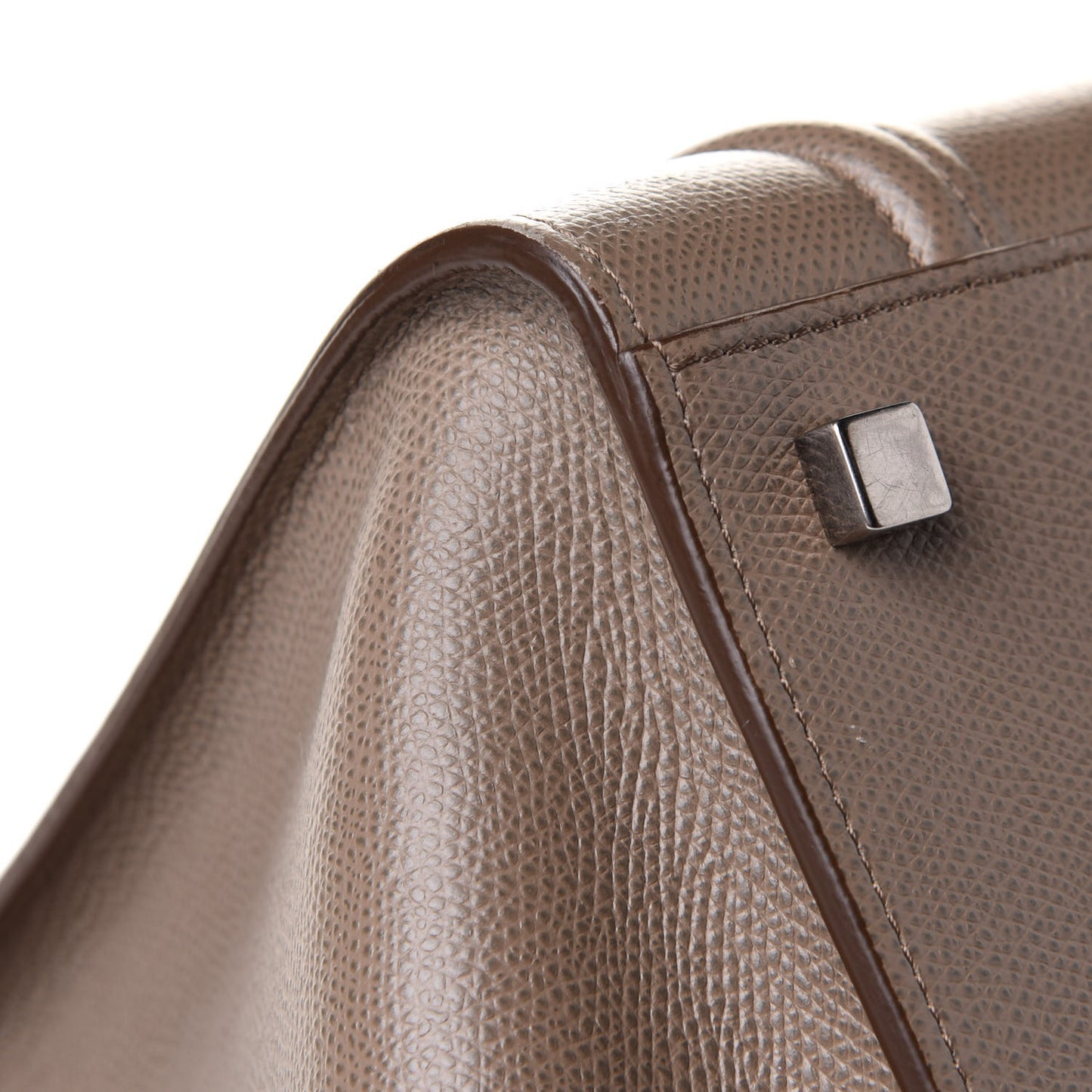 Grained Calfskin Medium Phantom Luggage Taupe