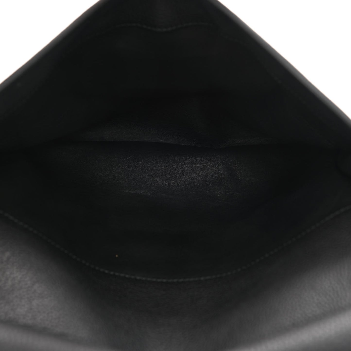 Grained Calfskin Bitter Pocket Tote Black