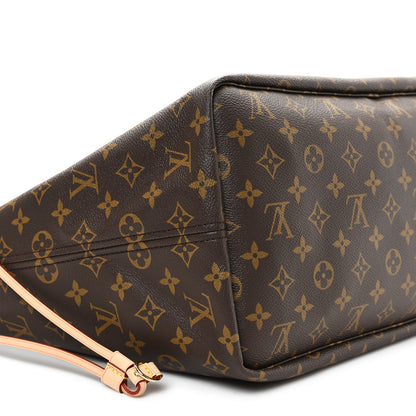 Louis Vuitton Monogram Stamped Inside Out Neverfull Bandouliere GM Beige 10 of 15