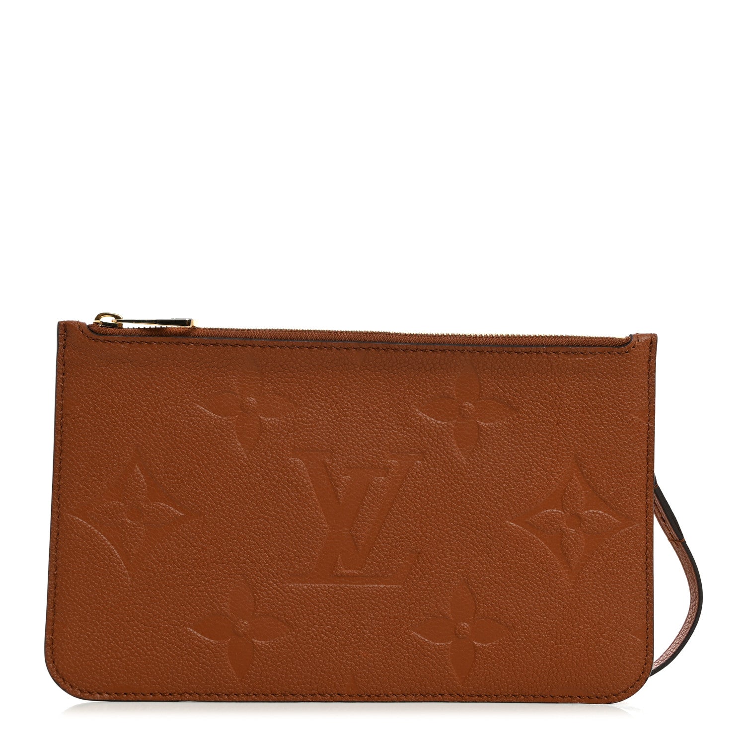 Louis Vuitton Empreinte Monogram Giant Neverfull MM Pochette Caramel 1 of 6
