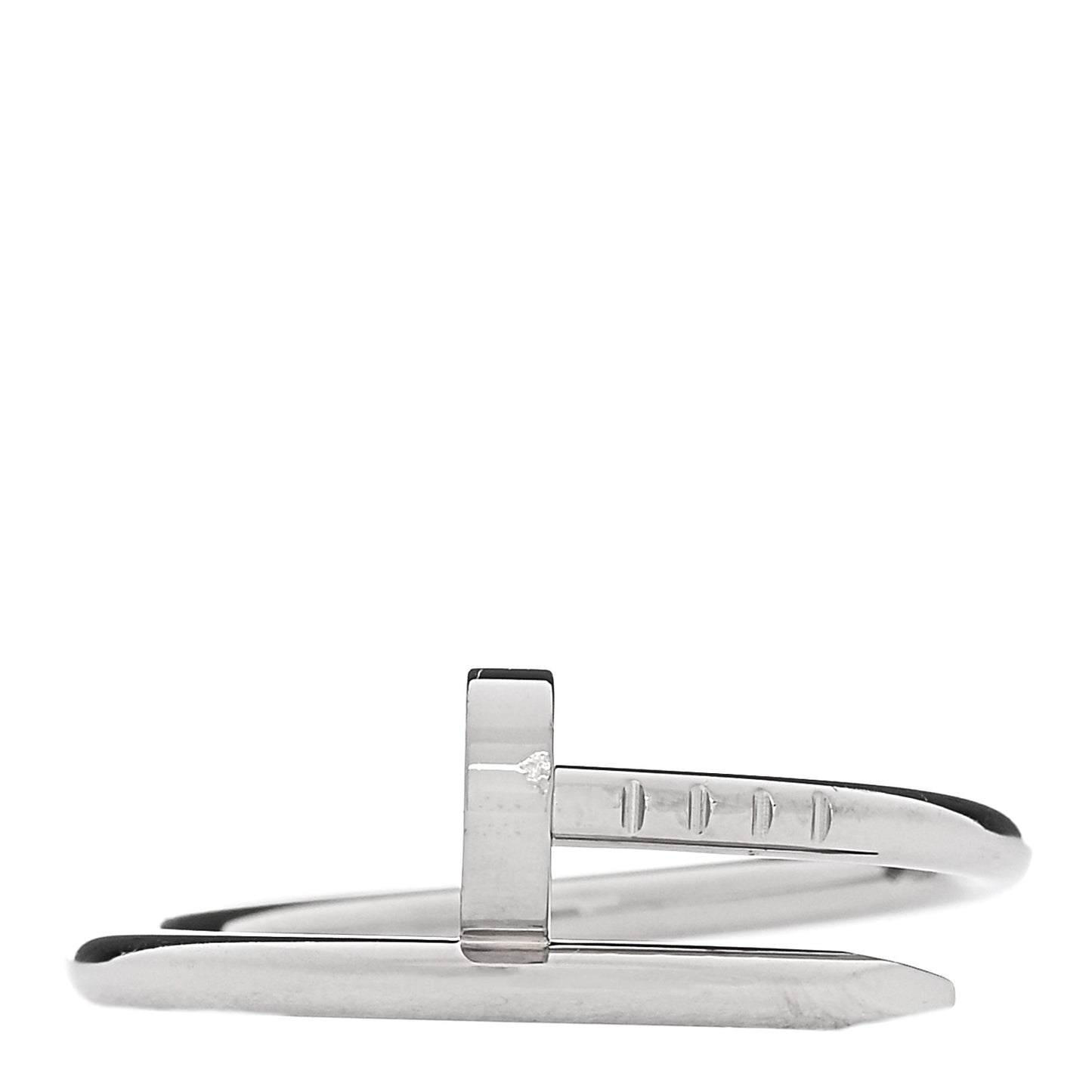 18K White Gold Small Juste Un Clou Ring 54 7