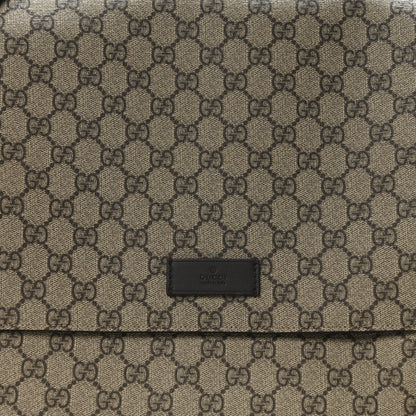 Gucci GG Plus Monogram Messenger Diaper Bag Dark Brown 9 of 11