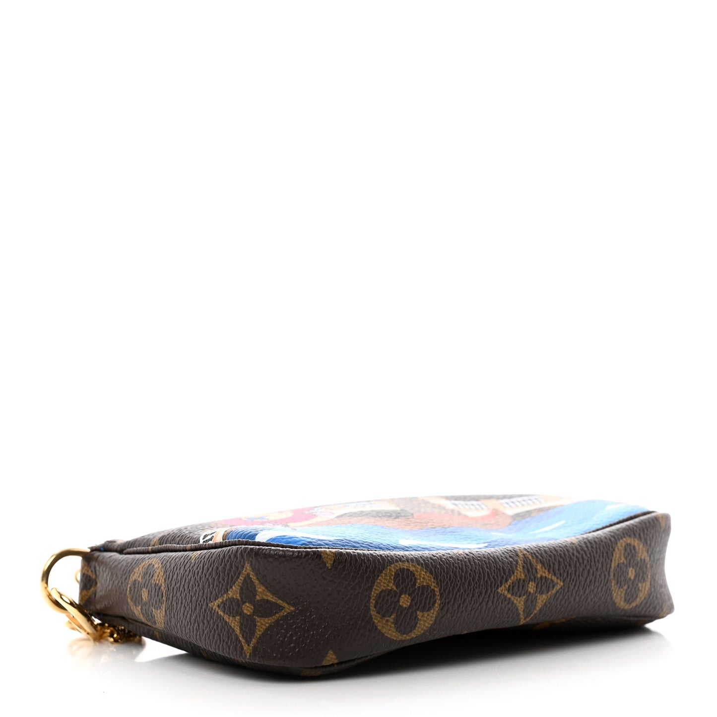 Monogram 2019 Christmas Animation Mini Venice Pochette Accessories Blue
