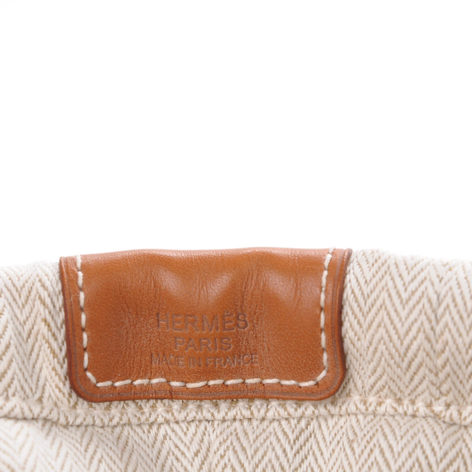 Hermes Canvas Barenia Fourbi 20 PM Pouch Naturel Fauve 7 of 7