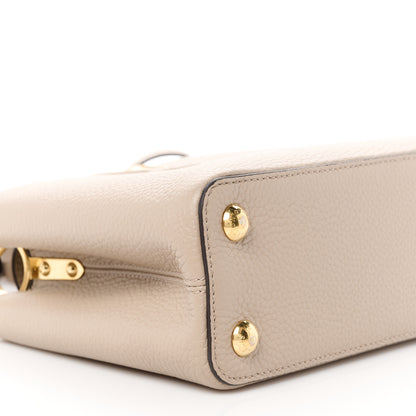 Louis Vuitton Taurillon Capucines BB Galet 8 of 13