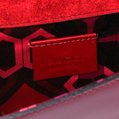 Gucci Patent Romy Clutch Red 9 of 11